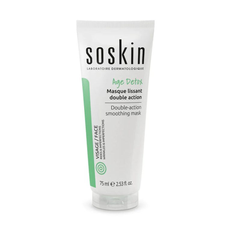 SOSKIN Age Detox Masque Lissant Double Action 75ml Masque Anti-Âge Détox Lissant Éclat