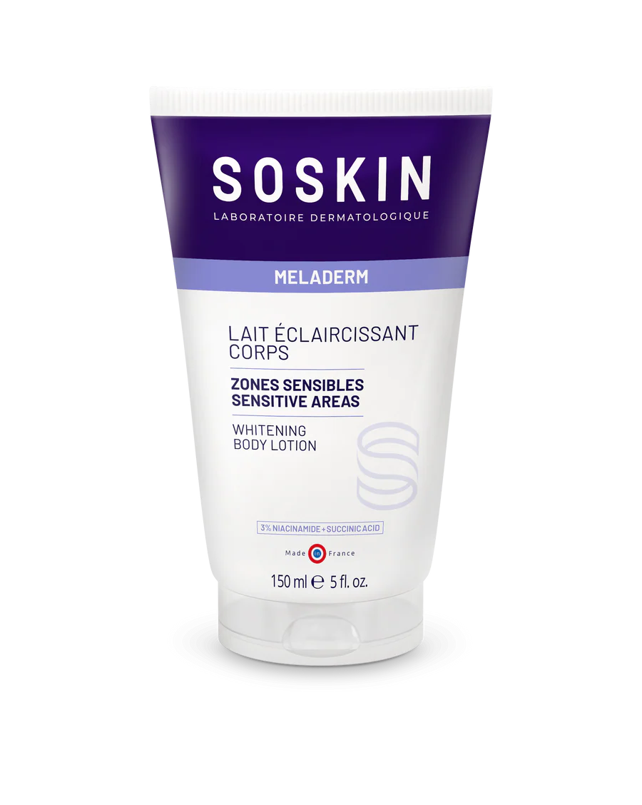 SOSKIN Meladerm Lait Éclaircissant Corps 150ml Lait Dépigmentant Unifiant Teint Lumineux Hydratant SOSKIN Meladerm Lait Éclaircissant Corps 150ml Lait Dépigmentant Unifiant Teint Lumineux Hydratant