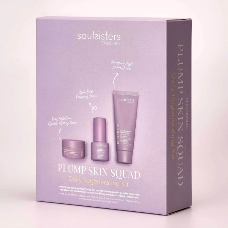 SOUL SISTERS Kit Hydratation et Rajeunissement Coffret Soin Visage Anti-Âge Complet Sérum Crème Masque Routine Beauté