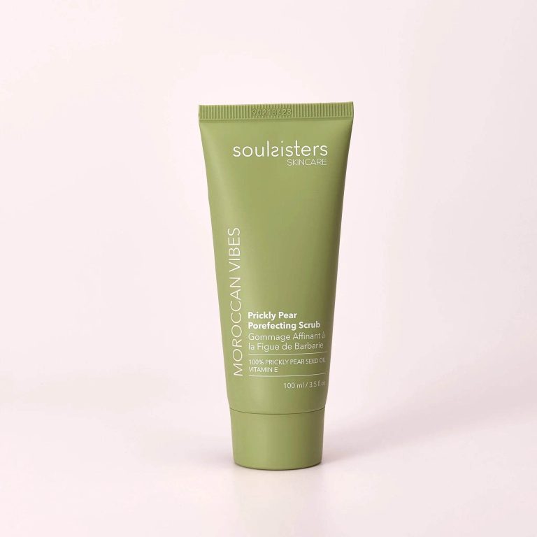 SOUL SISTERS Gommage pour Visage aux Figues de Barbarie 100g Exfoliant Naturel Peau Douce Éclat Hydratant Antioxydant