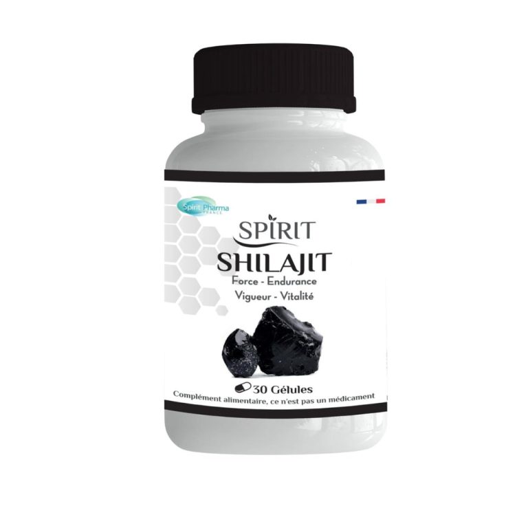 SPIRIT Shilajit 30 Gélules Énergie Vitalité Endurance Performance Adaptogène