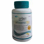 SPIRIT Vitamine D3 60 Capsules 3000 UI Immunité Os Muscles