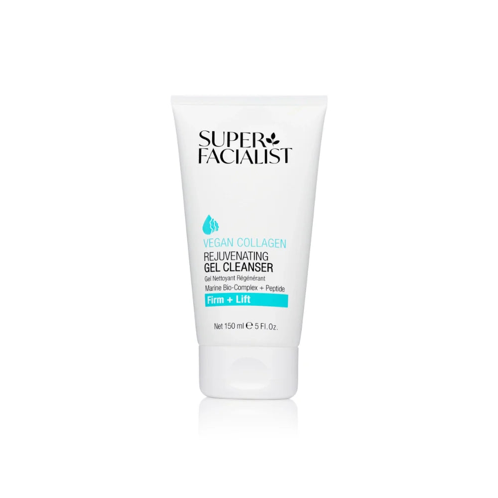 Super Facialist Vegan Collagen Rejuvenating Gel Cleanser 150ml Gel Nettoyant Visage Collagène Végétal Rajeunissant Anti-Âge Super Facialist Vegan Collagen Rejuvenating Gel Cleanser 150ml Gel Nettoyant Visage Collagène Végétal Rajeunissant Anti-Âge