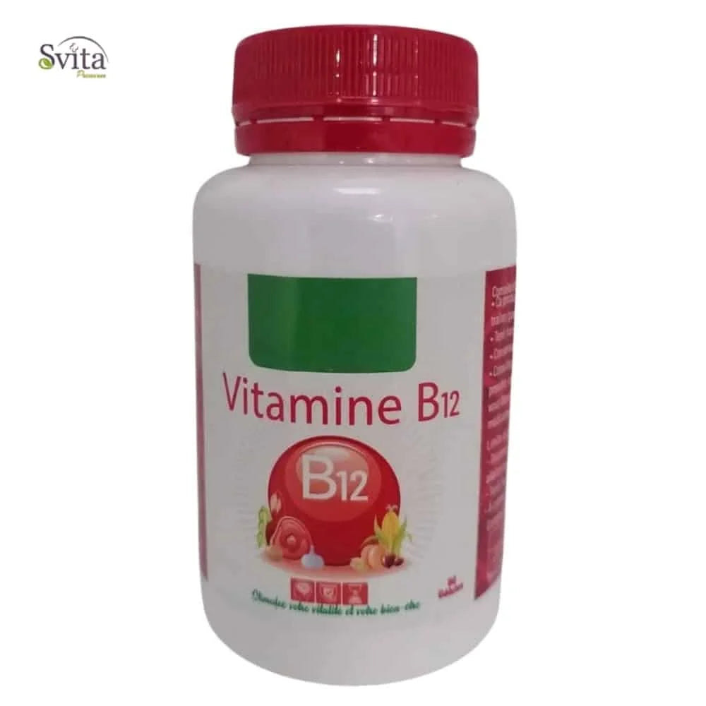 Svita Premium Vitamine B12 - 60 Gélules Svita Premium Vitamine B12 - 60 Gélules