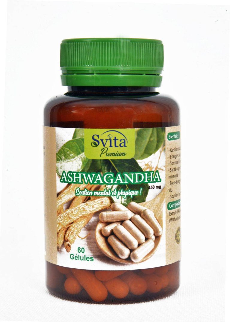 Svita Premium Ashwagandha 60 Gélules - Stress Sommeil Énergie