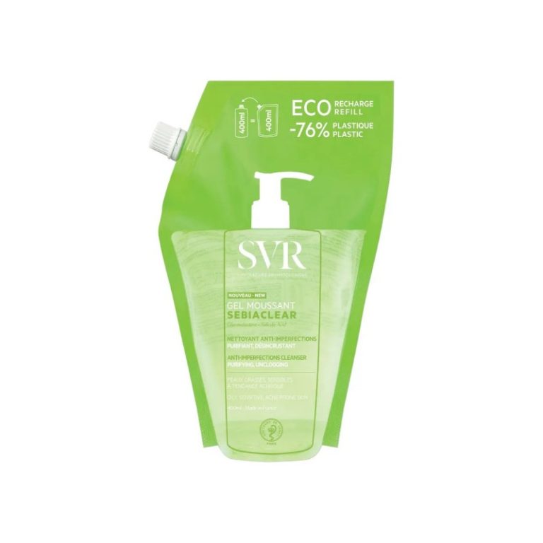 SVR Sebiaclear Eco Recharge Gel Moussant Nettoyant 400ml