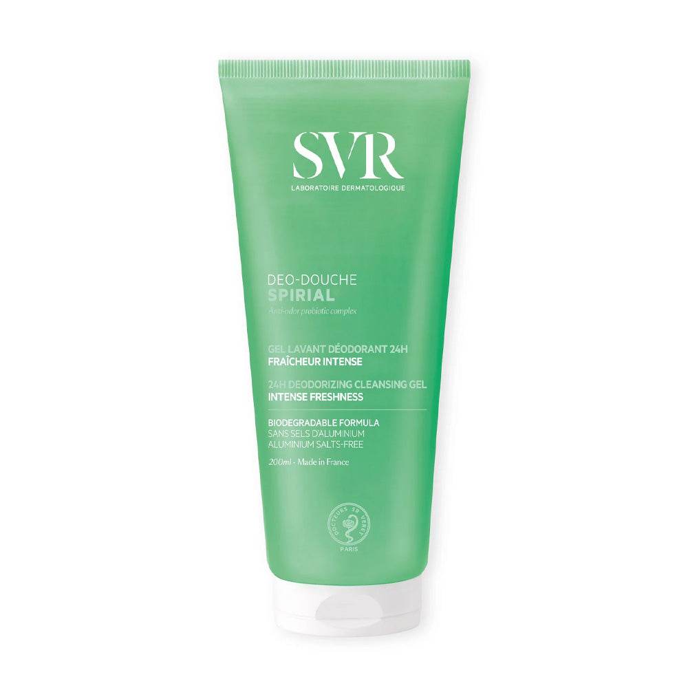 SVR Spirial Déo Douche Nettoyant Déodorant Multi-Zones 24H 200ml SVR Spirial Déo Douche Nettoyant Déodorant Multi-Zones 24H 200ml