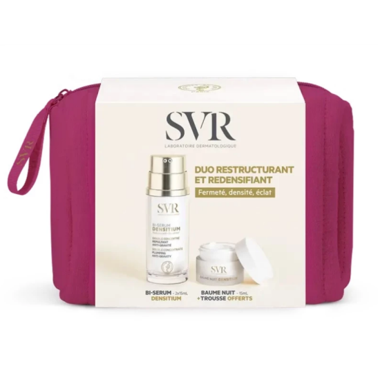 SVR DENSITIUM Bi-Sérum 2x15ml Anti-Âge Double Action Redensifie Repulpe + Baume Nuit 15ml SVR DENSITIUM Bi-Sérum 2x15ml Anti-Âge Double Action Redensifie Repulpe + Baume Nuit 15ml
