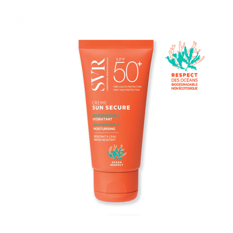 SVR Sun Secure Crème Biodégradable Hydratante SPF50+ 50 ml SVR Sun Secure Crème Biodégradable Hydratante SPF50+ 50 ml