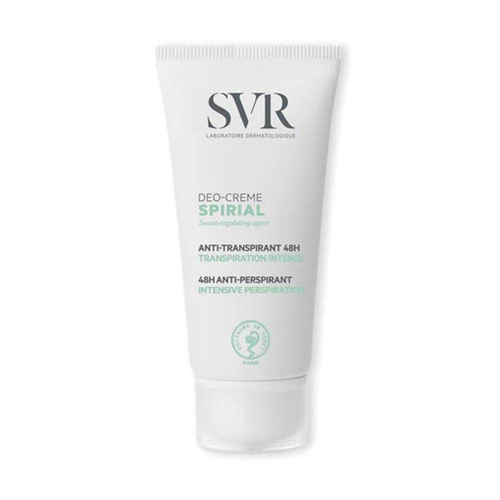 SVR Spirial Déo-Crème Anti-Transpirant 50ml - Déodorant Soin Multi-Zones 48H SVR Spirial Déo-Crème Anti-Transpirant 50ml - Déodorant Soin Multi-Zones 48H