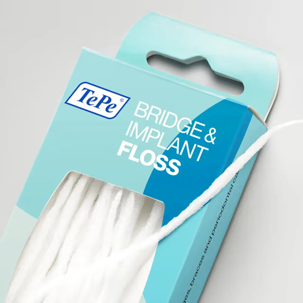 TEPE Fil Dentaire Bridge & Implant 30 Pièces Hygiène Bucco-Dentaire Bridges Implants TEPE Fil Dentaire Bridge & Implant 30 Pièces Hygiène Bucco-Dentaire Bridges Implants