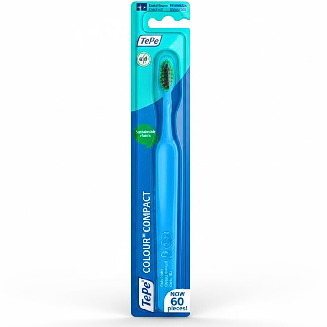 TEPE Colour Compact Brosse à Dents Bleu Extra Soft Gencives Sensibles TEPE Colour Compact Brosse à Dents Bleu Extra Soft Gencives Sensibles