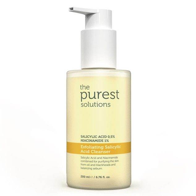 The Purest Solutions Nettoyant Exfoliant Acide Salicylique 0,5% + Niacinamide 1% 200ml The Purest Solutions Nettoyant Exfoliant Acide Salicylique 0,5% + Niacinamide 1% 200ml