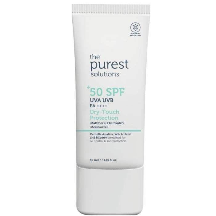 The Purest Solutions Crème Solaire Dry Touch SPF 50+ - Peau Grasse Matifiante 50ml The Purest Solutions Crème Solaire Dry Touch SPF 50+ - Peau Grasse Matifiante 50ml