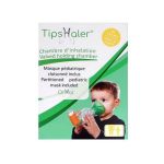 TIPSHALER Masque Pédiatrique Cloisonné 1-6ans Chambre d&rsquo;Inhalation Enfant Aérosol-Doseur Traitement Respiratoire Asthme  Pas d&rsquo;avis