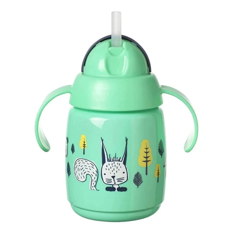 TOMMEE TIPPEE Tasse à paille Super Star 300ml - Vert TOMMEE TIPPEE Tasse à paille Super Star 300ml - Vert
