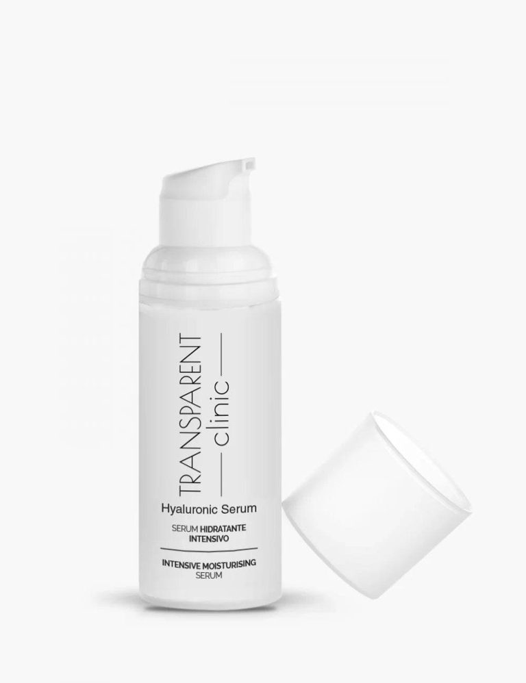 TRANSPARENT CLINIC Hyaluronic Serum 30ml Sérum Acide Hyaluronique Hydratation Intense Anti-Âge Repulpant