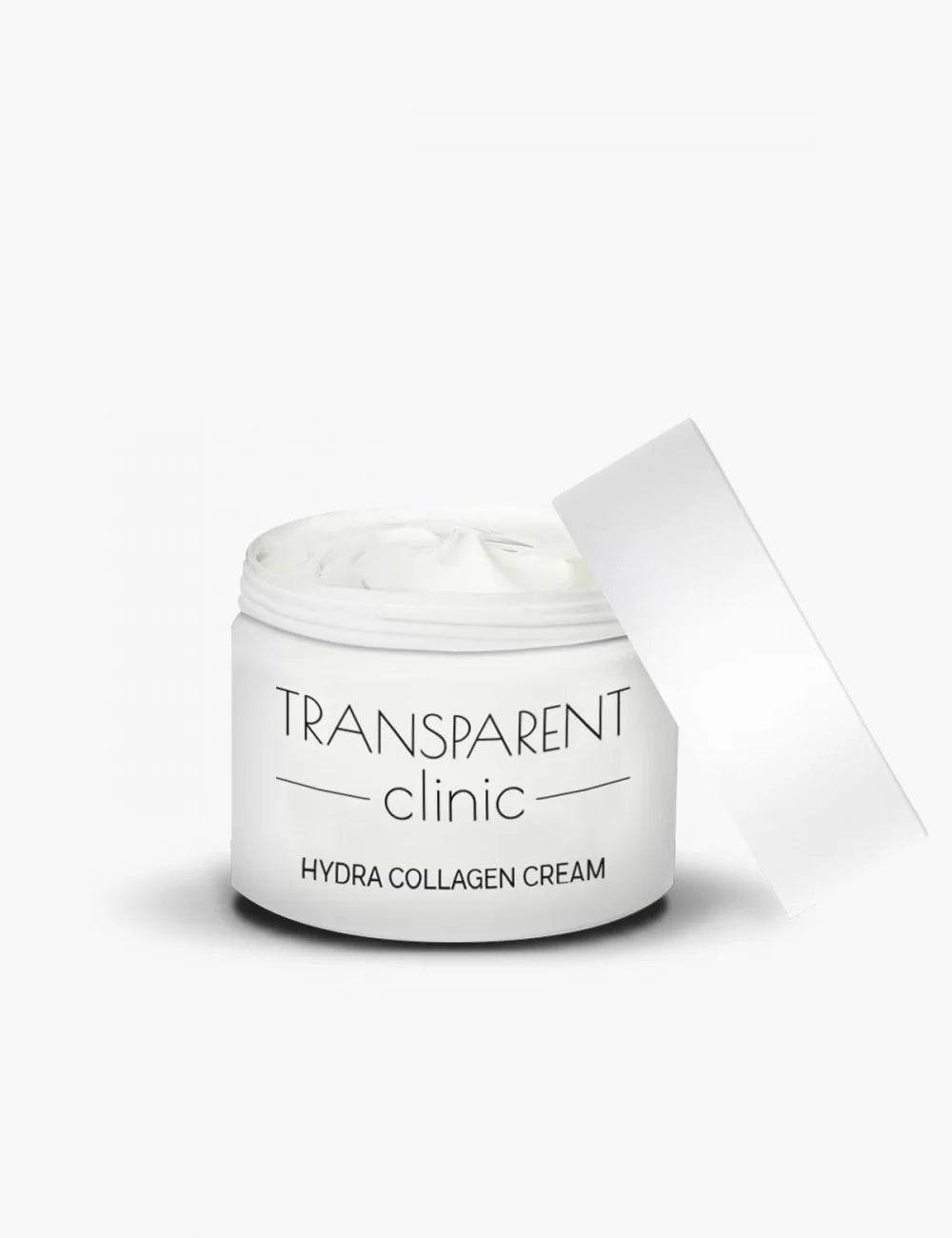 TRANSPARENT CLINIC Hydra Collagène Crème 50ml Soin Visage Anti-Âge Hydratant Collagène Rides Fermeté Élasticité Régénérant TRANSPARENT CLINIC Hydra Collagène Crème 50ml Soin Visage Anti-Âge Hydratant Collagène Rides Fermeté Élasticité Régénérant