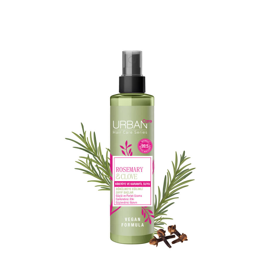 URBAN CARE Rosemary & Clove Strengthening Hair Treatment Milk 200ml Lait Capillaire Romarin Clou Girofle Fortifiant Anti-Chute URBAN CARE Rosemary & Clove Strengthening Hair Treatment Milk 200ml Lait Capillaire Romarin Clou Girofle Fortifiant Anti-Chute