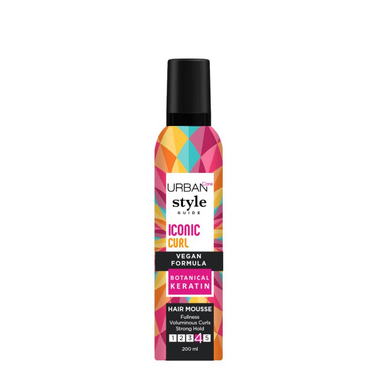 URBAN CARE Style Guide Iconic Curl Mousse Bouclante 200ml Mousse Définition Boucles Volume