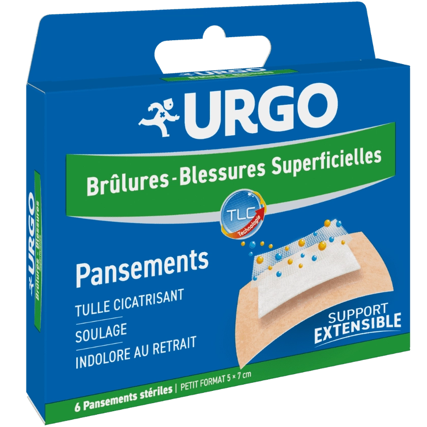 Urgo brûlures et blessures superficielles 6 pts Urgo brûlures et blessures superficielles 6 pts