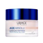 Uriage Age Absolu Crème Rose Redensifiant 50ml - Crème Anti-Âge Global Stimule Procollagène Peaux Matures