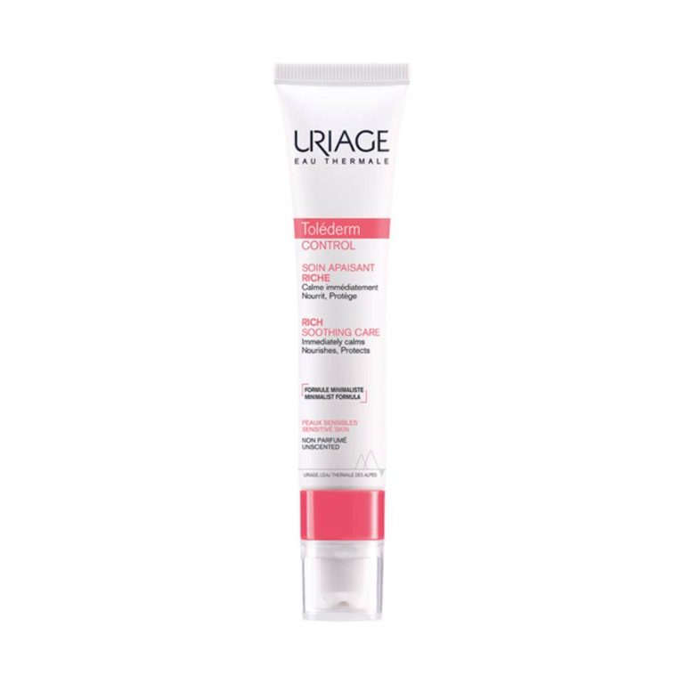 URIAGE Toléderm Control Soin Apaisant Riche 40ml - Soin Nourrissant Haute Tolérance Peaux Sensibles