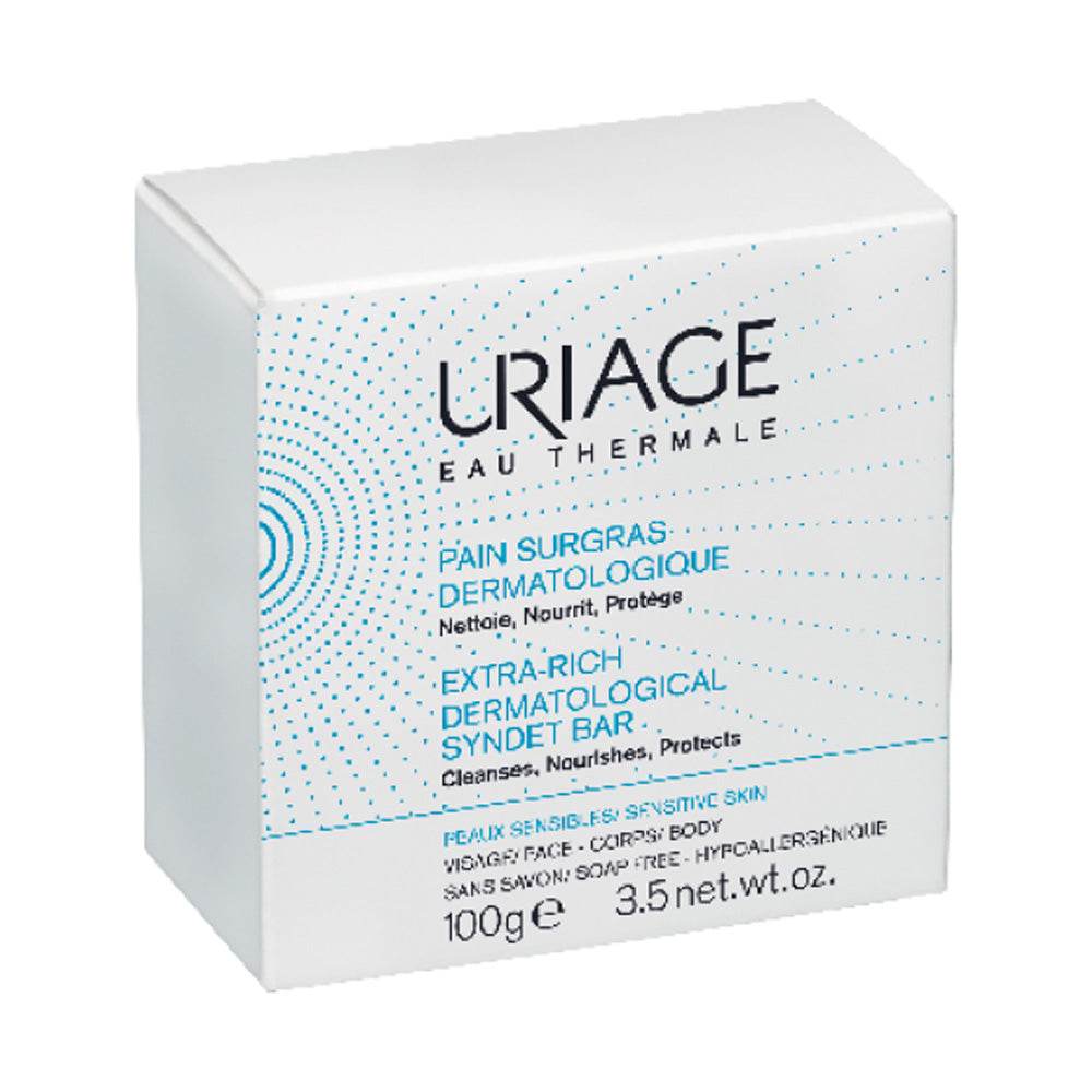 URIAGE Pain Surgras Dermatologique 100g - Soin Nettoyant Haute Tolérance Peaux Sèches Sensibles URIAGE Pain Surgras Dermatologique 100g - Soin Nettoyant Haute Tolérance Peaux Sèches Sensibles