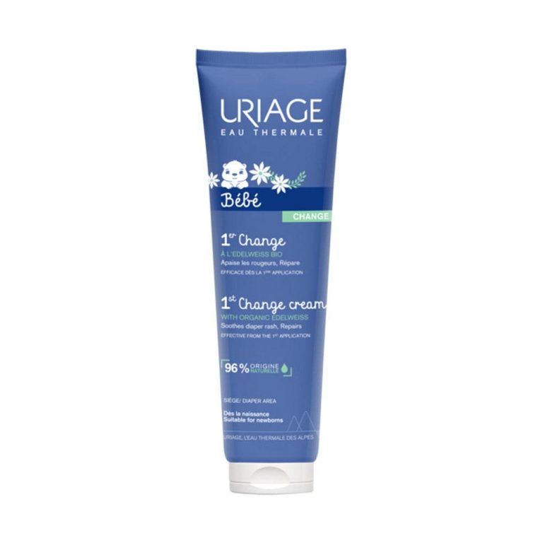 URIAGE Bébé 1er Change 100ml - Crème Change Végane Haute Tolérance Anti-Rougeurs