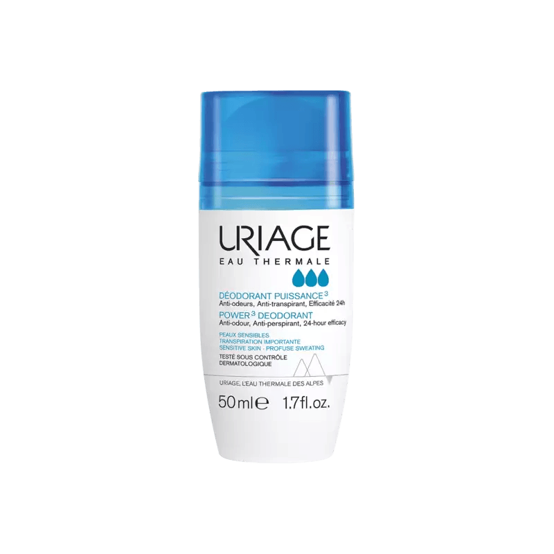 URIAGE Eau Thermale Déodorant Puissance 3 50ml - Déodorant Anti-Transpiration 24h Peaux URIAGE Eau Thermale Déodorant Puissance 3 50ml - Déodorant Anti-Transpiration 24h Peaux