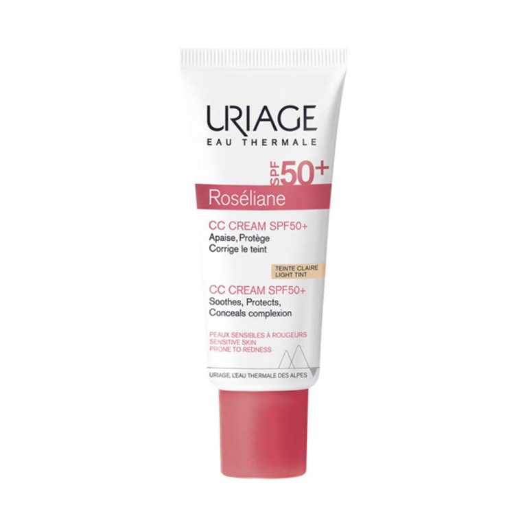 URIAGE Roséliane CC Cream SPF50+ 40ml - Soin Teinté Anti-Rougeurs Très Haute Protection