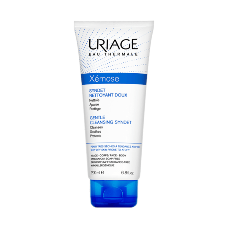 URIAGE Xémose Syndet Nettoyant Doux 200ml - Soin Nettoyant Haute Tolérance Peaux Très Sèches