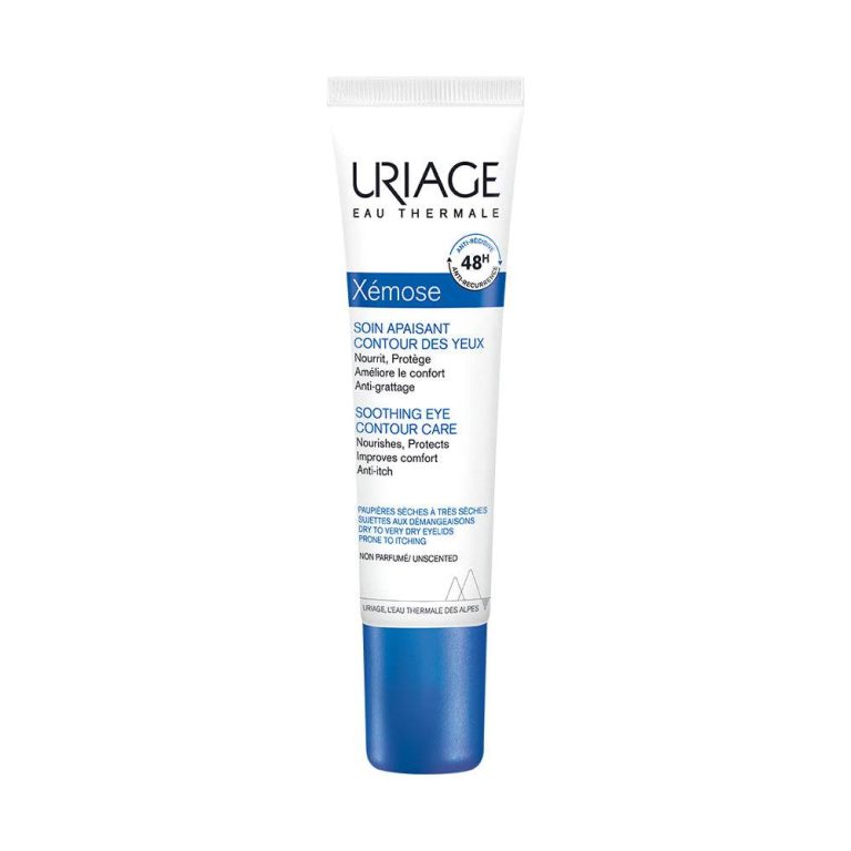 URIAGE Xémose Soin Apaisant Contour des Yeux 15ml - Soin Contour Yeux Haute Tolérance Peaux Très Sèches