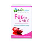 VERTU PLUS Fer Plus & Vitamine C 30 Gélules Anti-Fatigue Anémie Ferrique 14mg Immunité Énergie Complément Alimentaire
