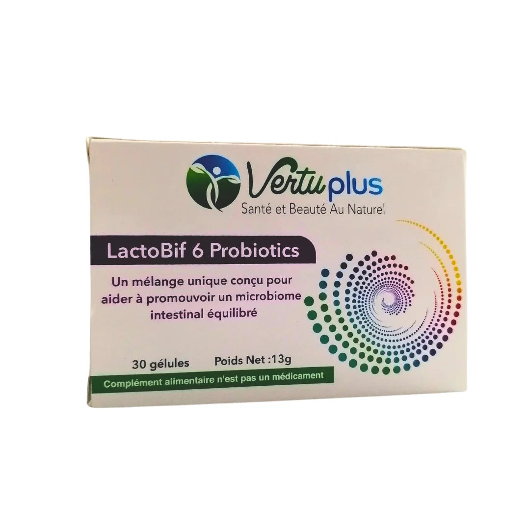 Vertu Plus Lactobif 6 Probiotics 30 Gelules Vertu Plus Lactobif 6 Probiotics 30 Gelules