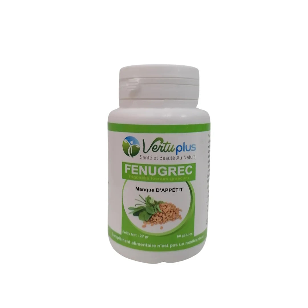 Vertu Plus Fenugrec + Vitamine B 60 Gelules Vertu Plus Fenugrec + Vitamine B 60 Gelules