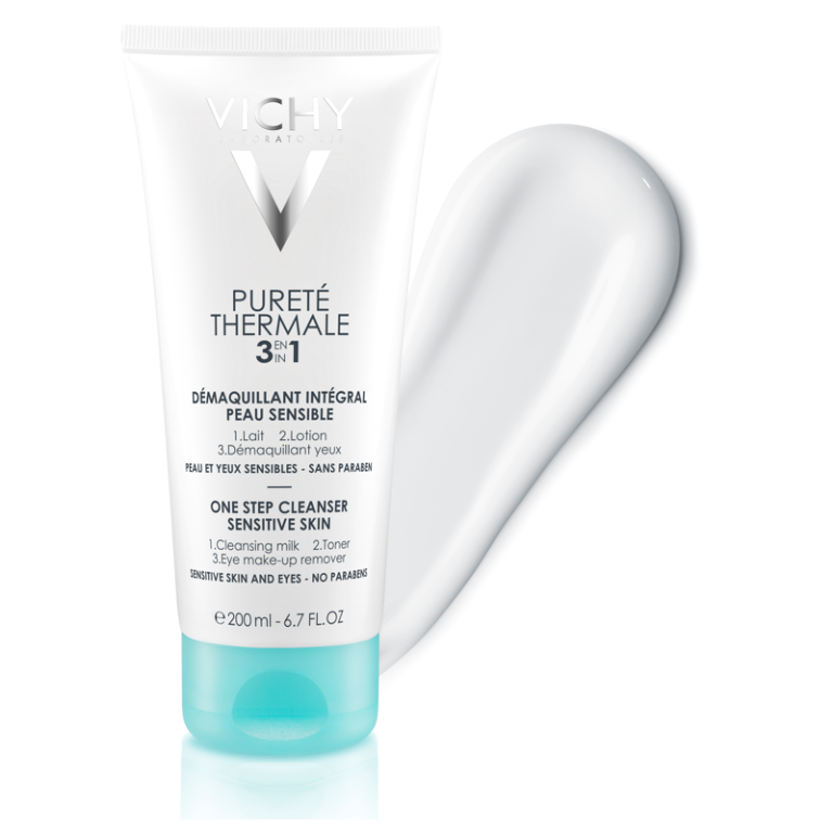 Vichy Pureté Thermale Démaquillant Intégral 3en1 Peau Sensible 200ml