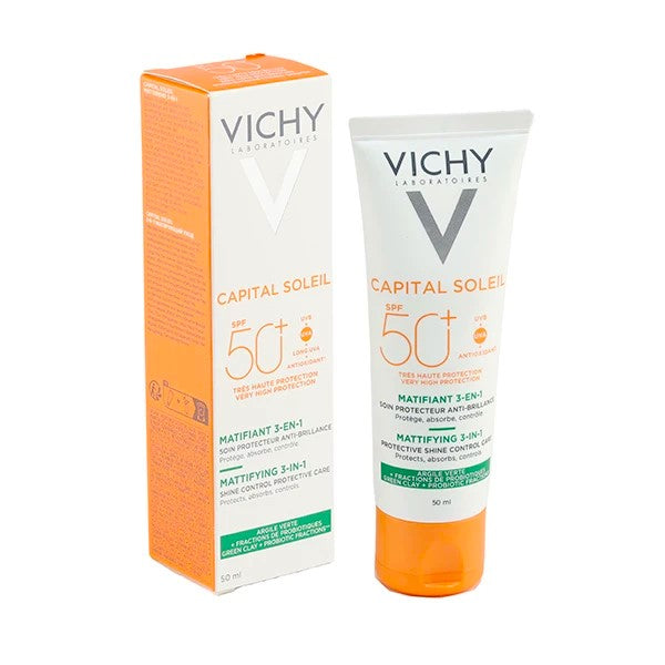 VICHY Capital Soleil Matifiant 3en1 Protection Solaire SPF50+ 50ml VICHY Capital Soleil Matifiant 3en1 Protection Solaire SPF50+ 50ml