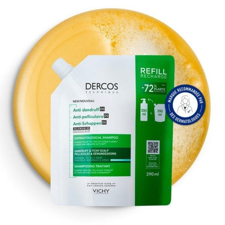 Vichy Dercos Eco-Recharge Shampoing Traitant anti-Pelliculaire