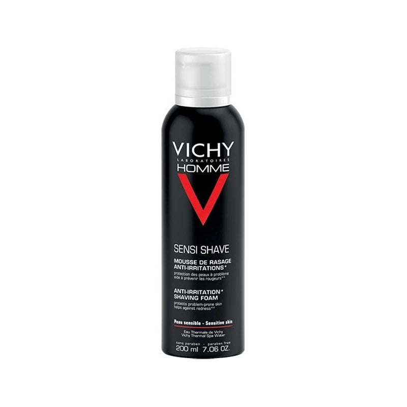 Vichy Homme Mousse à Raser anti-Irritations Peau Sensible 200ml Vichy Homme Mousse à Raser anti-Irritations Peau Sensible 200ml