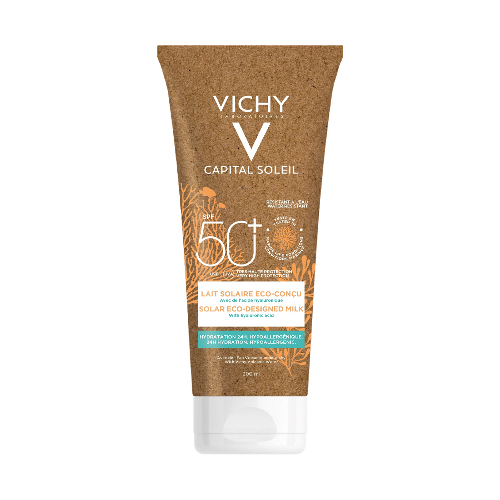 Vichy Capital Soleil Lait Solaire Éco-Conçu SPF50+ 200ml Vichy Capital Soleil Lait Solaire Éco-Conçu SPF50+ 200ml
