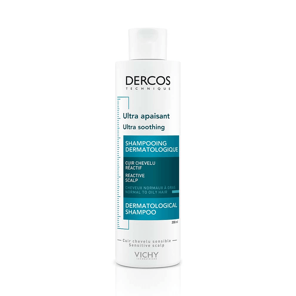 VICHY Dercos Technique Ultra Apaisant Shampooing Cheveux Normaux à Gras 200ml VICHY Dercos Technique Ultra Apaisant Shampooing Cheveux Normaux à Gras 200ml