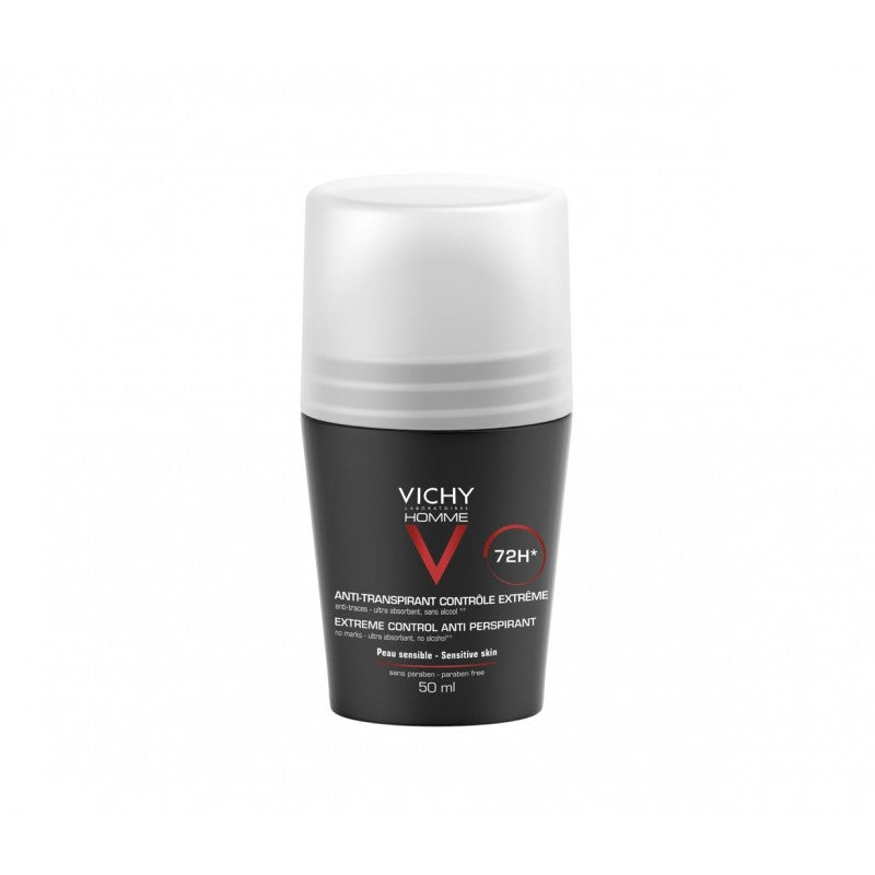 Vichy Homme Déodorant Bille anti-Transpirant 72H Peau Sensible 50ml Vichy Homme Déodorant Bille anti-Transpirant 72H Peau Sensible 50ml