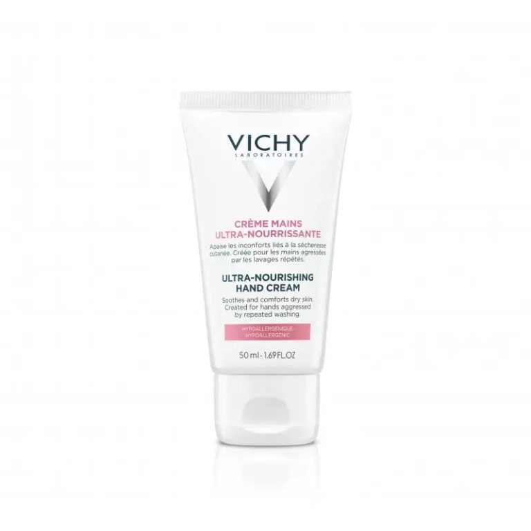 Vichy Crème Mains Ultra-Nourrissante Mains Desséchées et Agressées