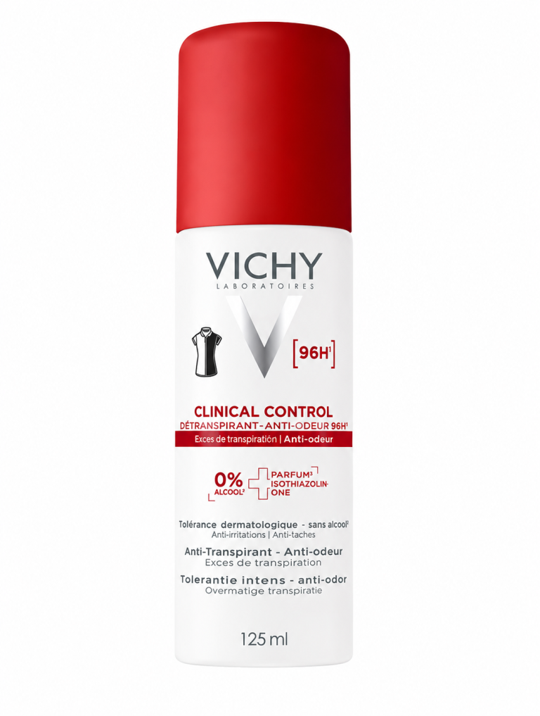 Vichy Clinical Control Anti-Transpirant 96h Femme Aérosol 125ml Anti-Taches