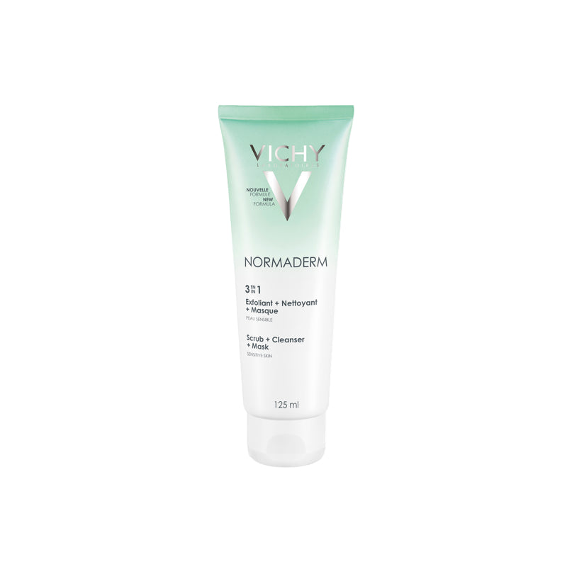 Vichy Normaderm 3en1 Exfoliant Nettoyant Masque Peau Mixte à Grasse Vichy Normaderm 3en1 Exfoliant Nettoyant Masque Peau Mixte à Grasse