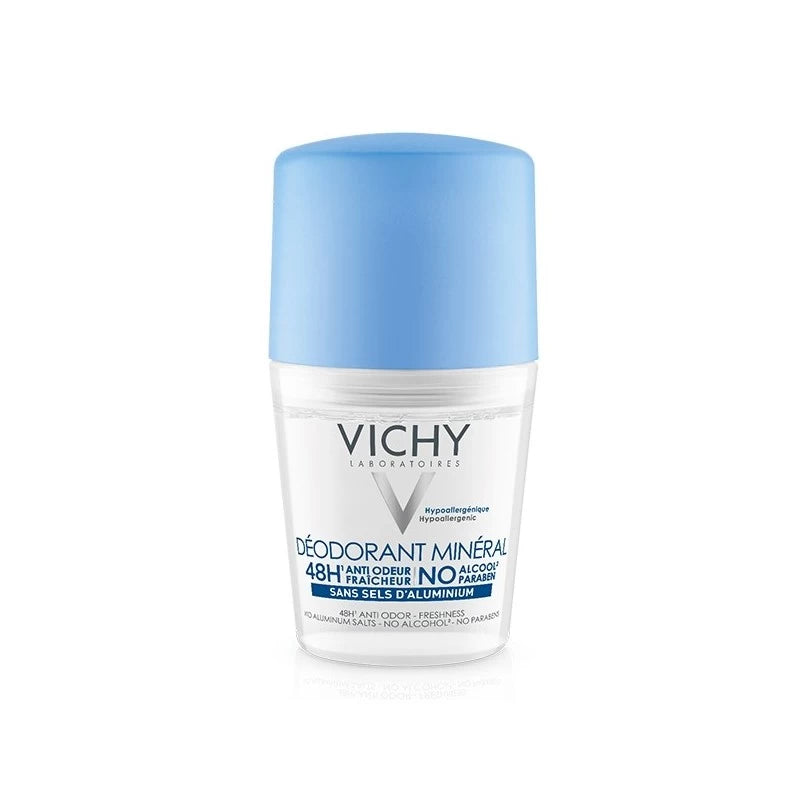 Vichy Dermo-Tolérance Déodorant Minéral 48H Bille sans Sels Vichy Dermo-Tolérance Déodorant Minéral 48H Bille sans Sels