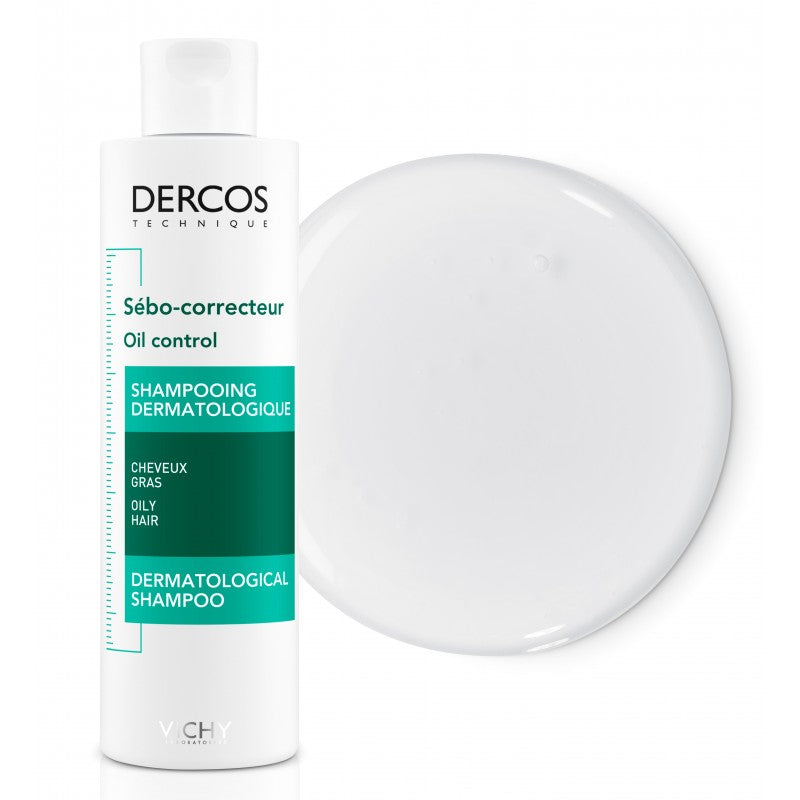 Vichy Dercos Shampoing Traitant Sébo-Correcteur Cheveux Gras 200ml Vichy Dercos Shampoing Traitant Sébo-Correcteur Cheveux Gras 200ml