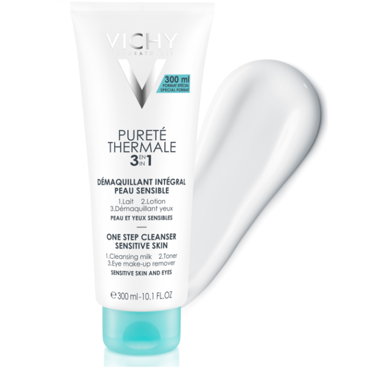 Vichy Pureté Thermale Démaquillant Intégral 3en1 Peau Sensible 300ml
