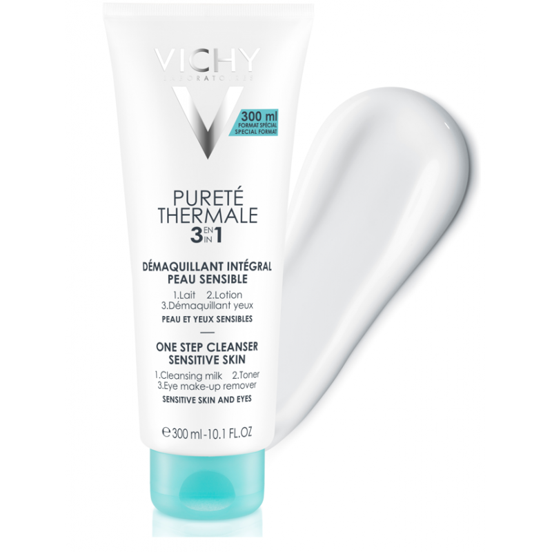 Vichy Pureté Thermale Démaquillant Intégral 3en1 Peau Sensible 300ml Vichy Pureté Thermale Démaquillant Intégral 3en1 Peau Sensible 300ml